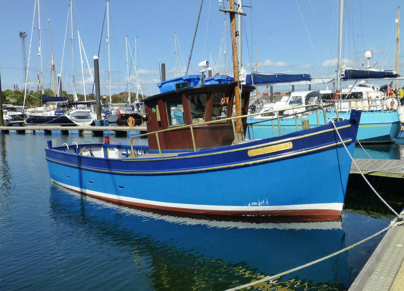 Custom Built John Gaff 8.25 fishing boat — photo 1