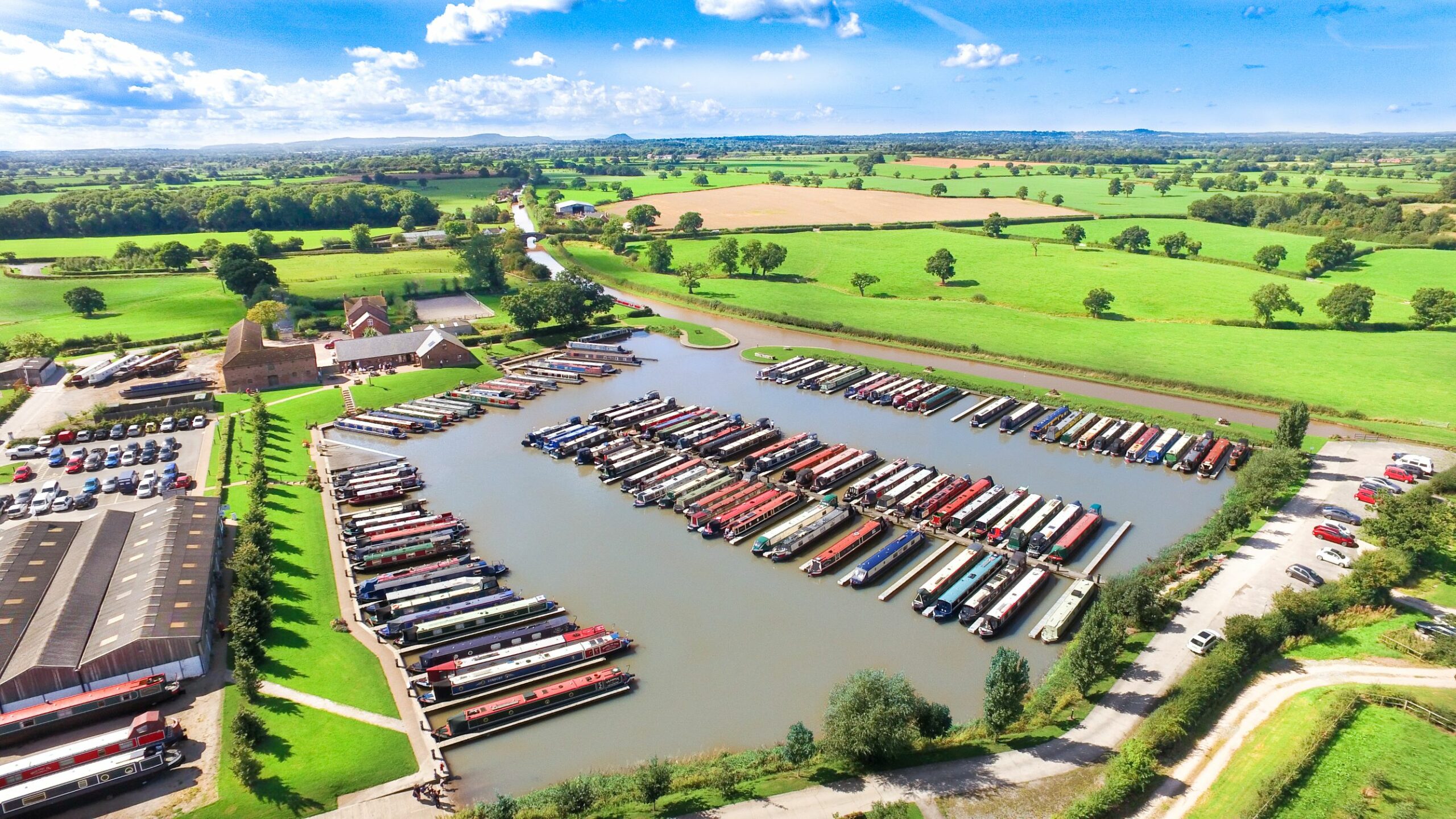 Aqueduct Marina in Nantwich, Cheshire