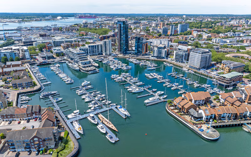 Ocean Village Marina in Southampton, Hampshire