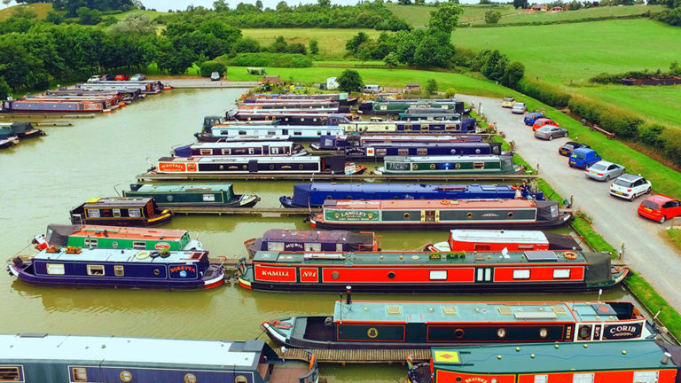 Brinklow Waterside & Marina in Rugby, Warwickshire