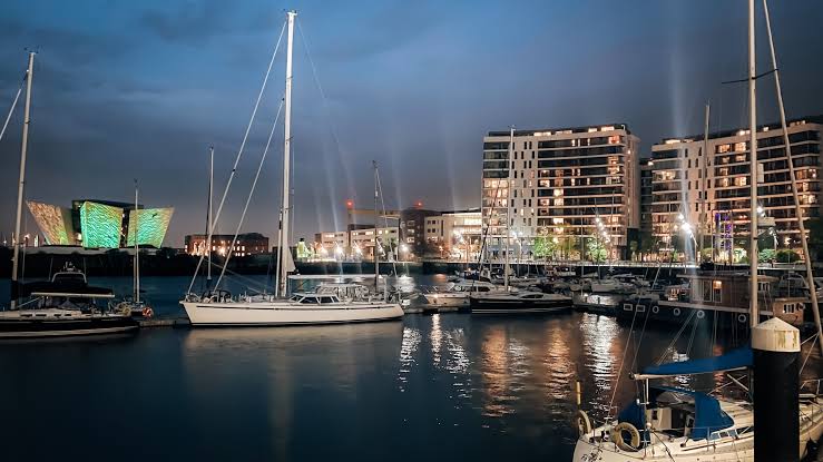 Belfast Harbour Marina in Belfast, County Antrim