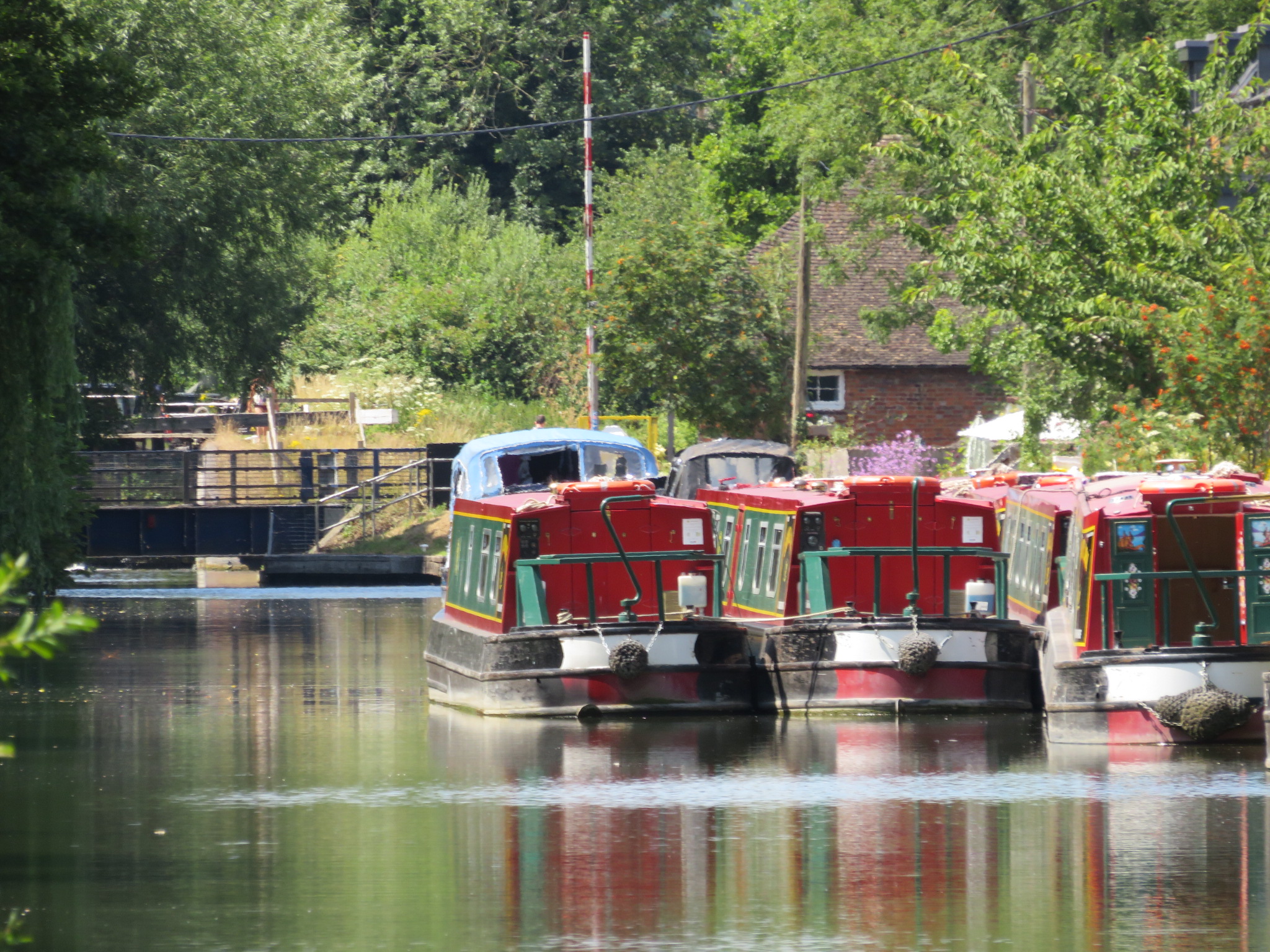 Aldermaston Wharf Marina in Reading, Berkshire