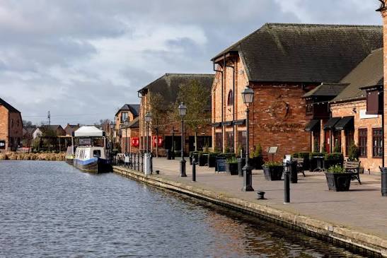 Barton Marina in Burton-on-Trent, Staffordshire