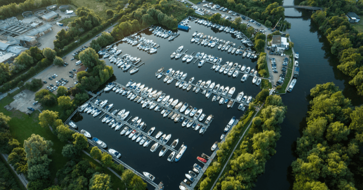Bray Marina in Bray, Berkshire