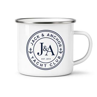 Crest Enamel Mug, image 1