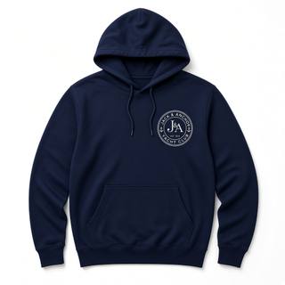 Yacht Club Crest Hoodie – Navy, image 1