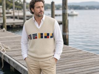 Signal Flag Knitted Vest, image 2