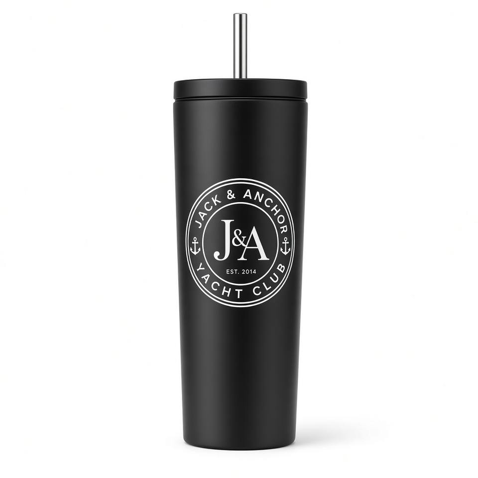 Crest Tumbler – Black