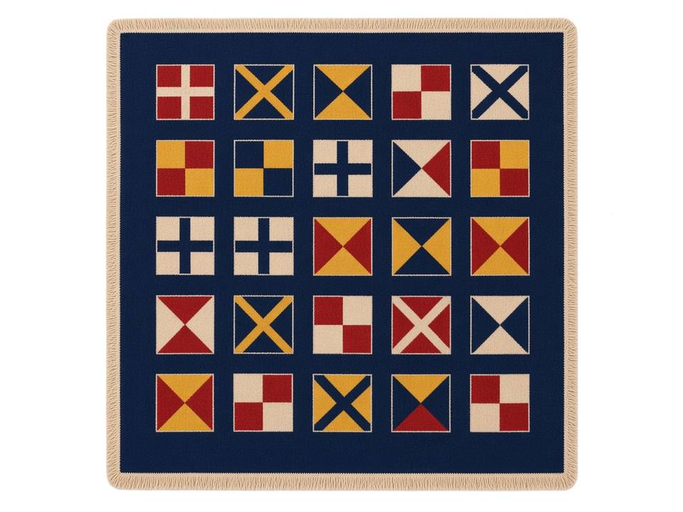 Signal Flags Throw Blanket