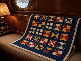 Signal Flags Throw Blanket, image 2