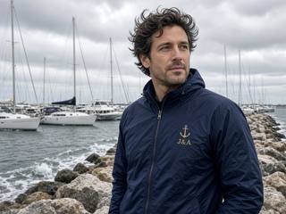 Anchor Windbreaker – Navy, image 2