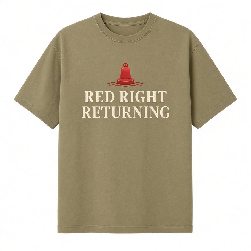 Red Right Returning T-Shirt – Khaki