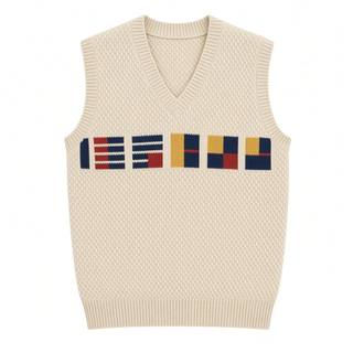 Signal Flag Knitted Vest, image 1