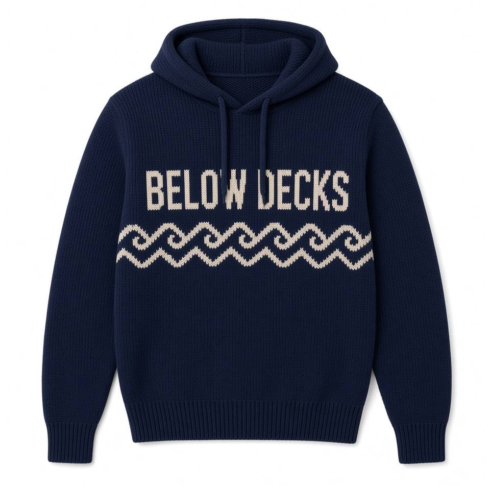 Below Decks Knitted Hoodie