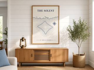 The Solent Chart Print, image 2