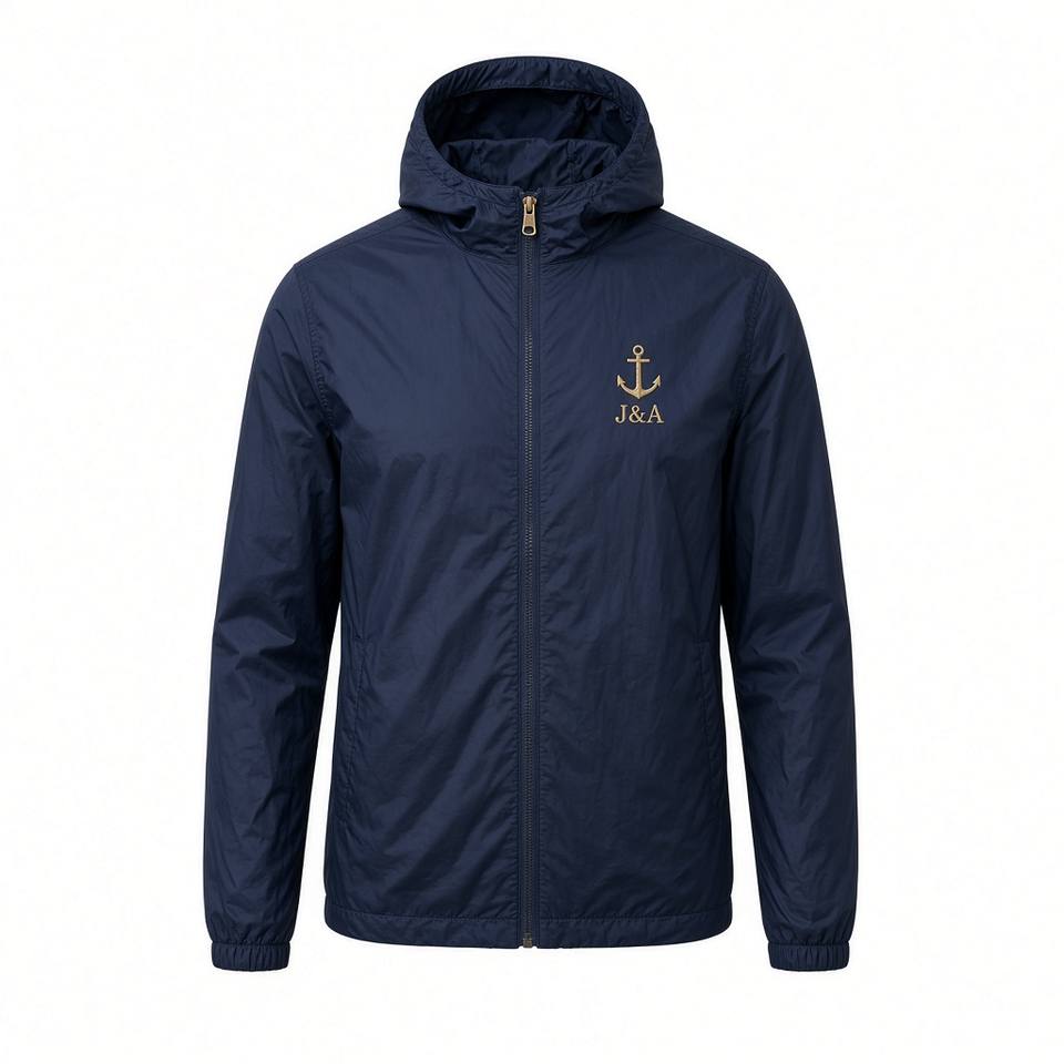 Anchor Windbreaker – Navy