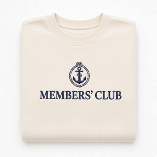 Members' Club Sweatshirt – Bone, image 1