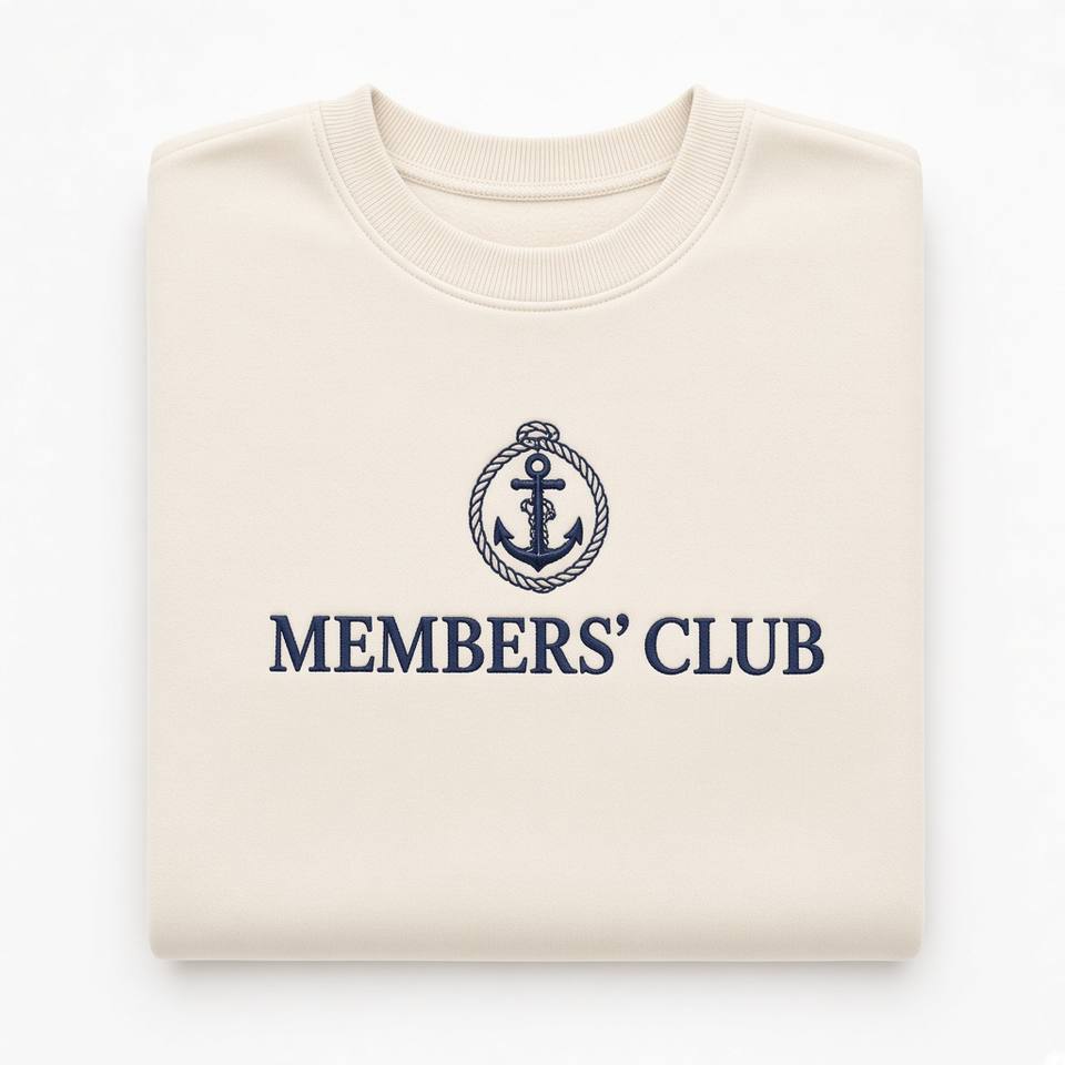 Members' Club Sweatshirt – Bone
