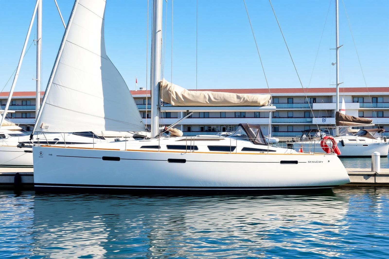 2020 Jeanneau Sun Odyssey 410 lying at La Rochelle